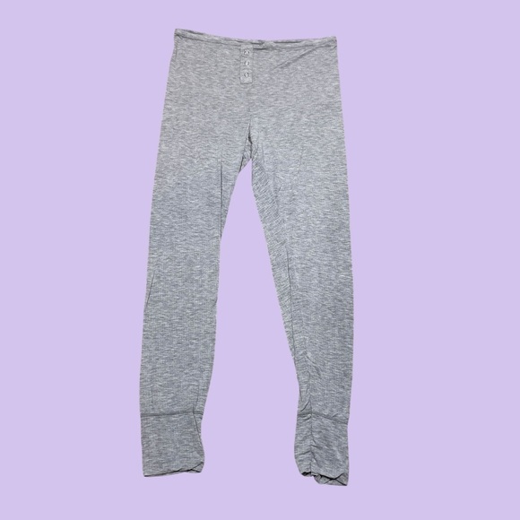 Women's Auden Ultra Thin Lounge Leggings Gray Medium - Picture 2 of 6